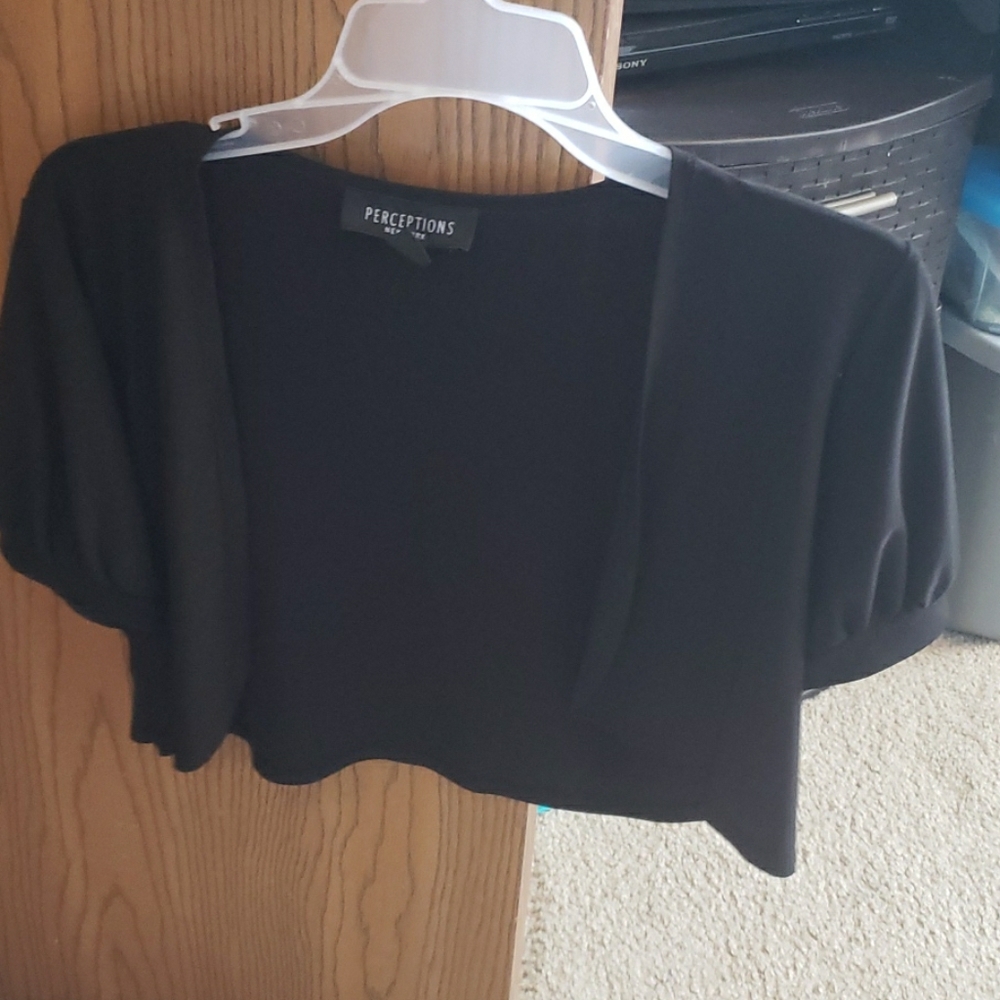 Short sleeve dress sweater